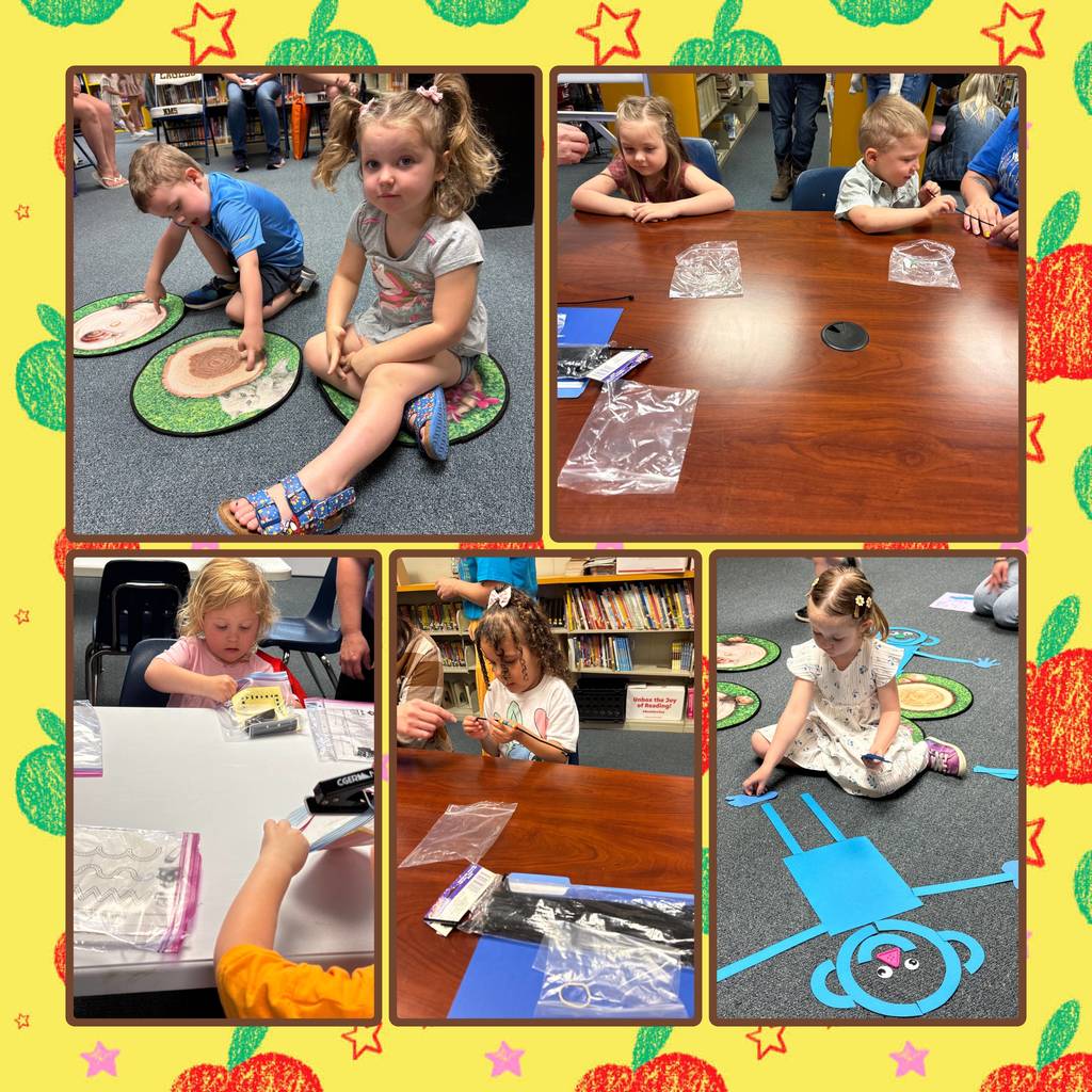 Upcoming Prek students for the 2026-2027 school year attended the Prek Registration and Activity Day. They completed a variety of take home activities with their grownups. We enjoyed seeing all of their smiling faces and will see them all again in the fall. 