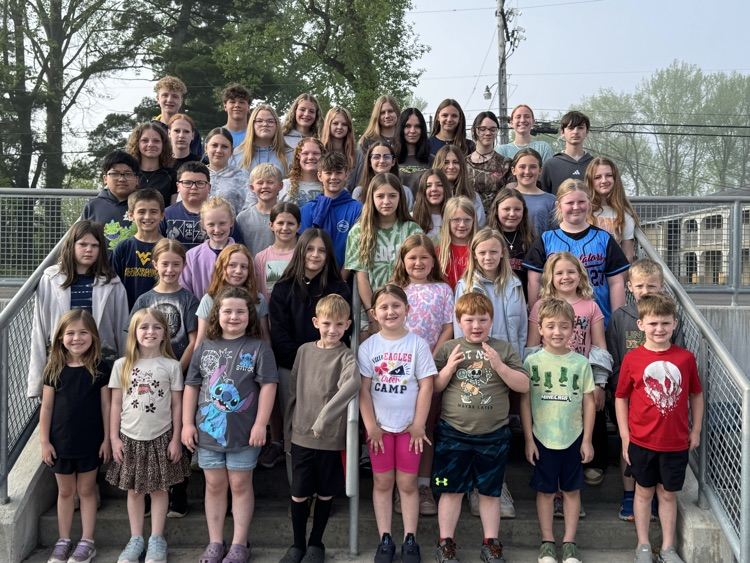 WCS Art Exhibition participants from New Martinsville School 