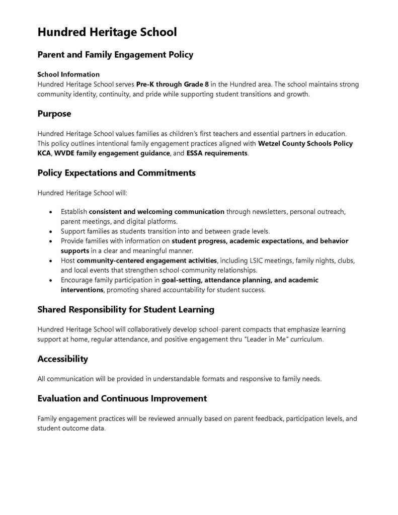 parent involvement