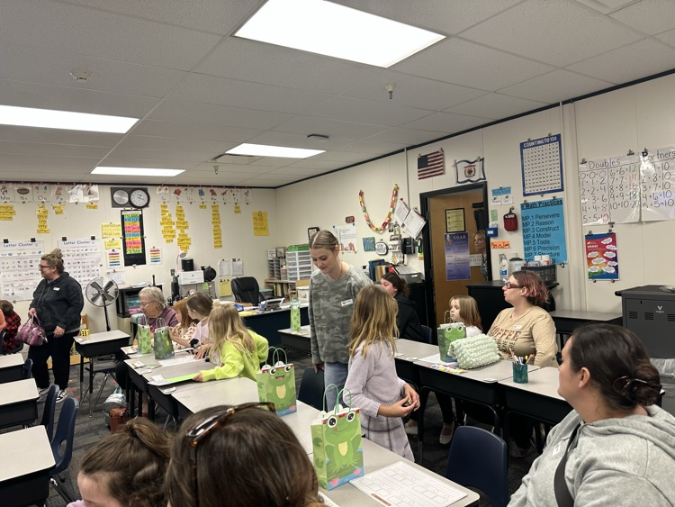 classroom of student and parents 