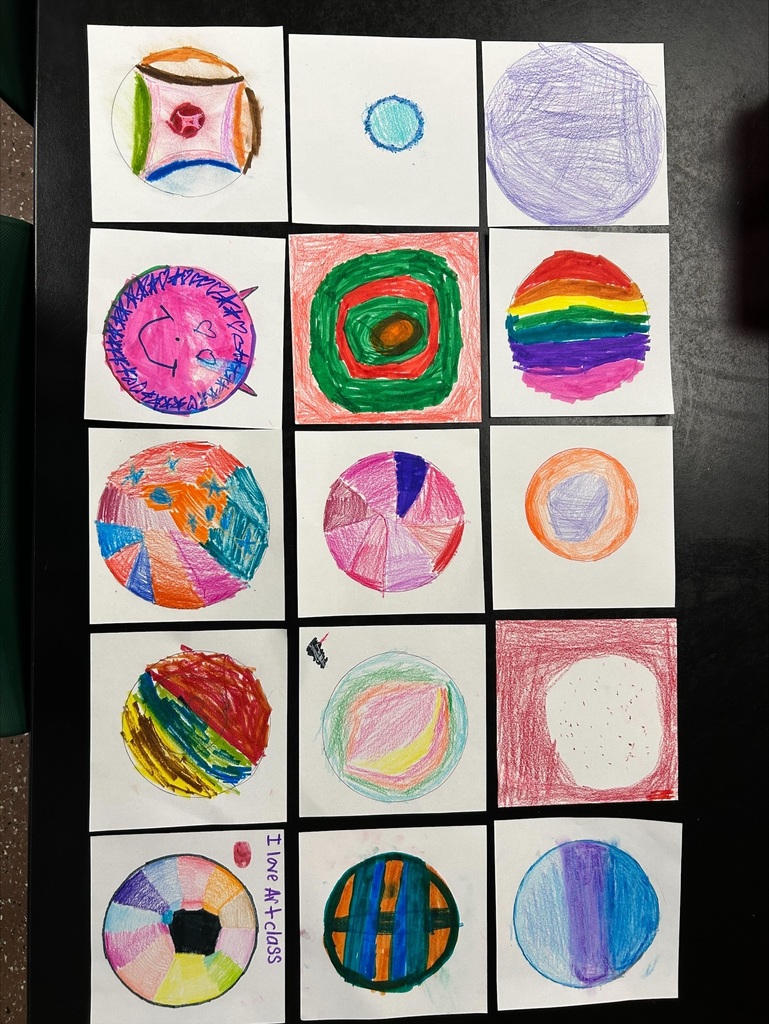 Drawings of dots