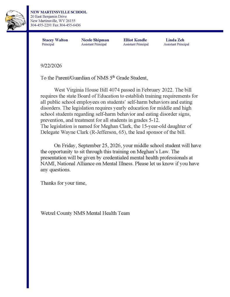 5th Grade House Bill 4074