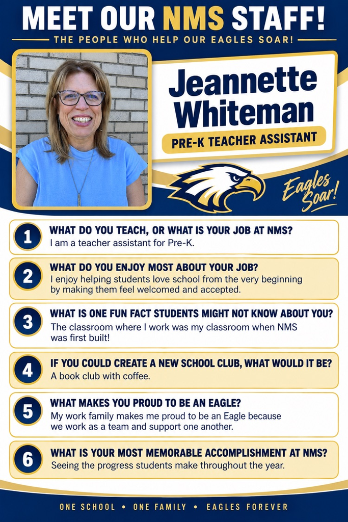 Jeanette Whiteman Staff Spotlight 