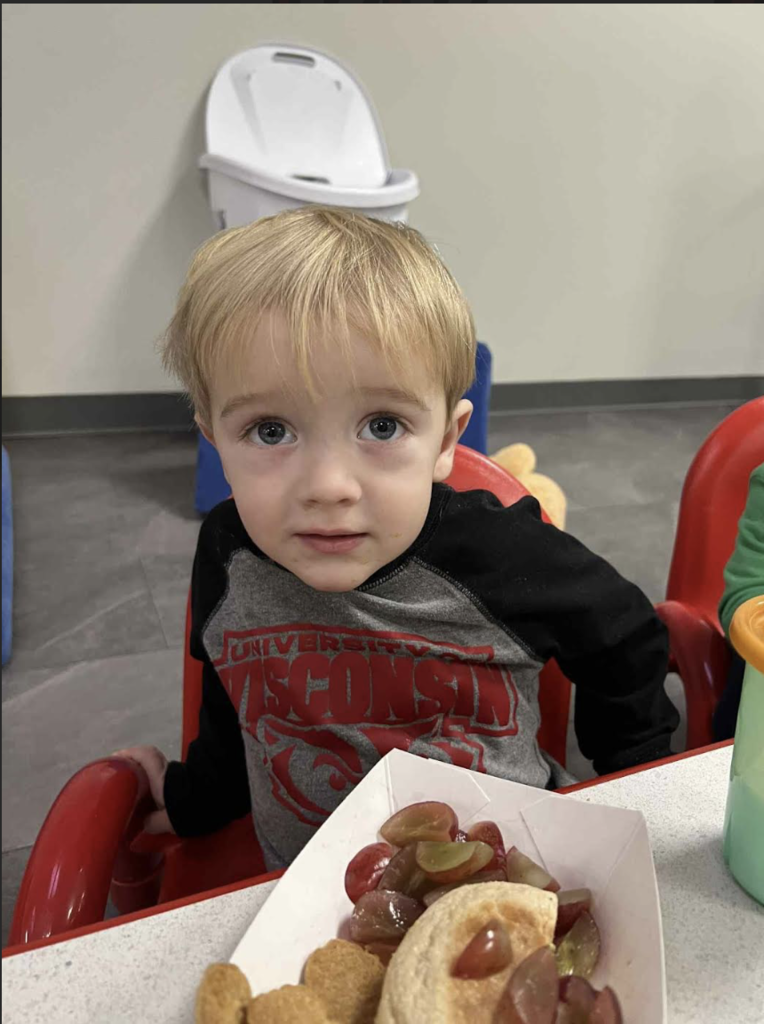 Little Hawks Start Their Day Off Right