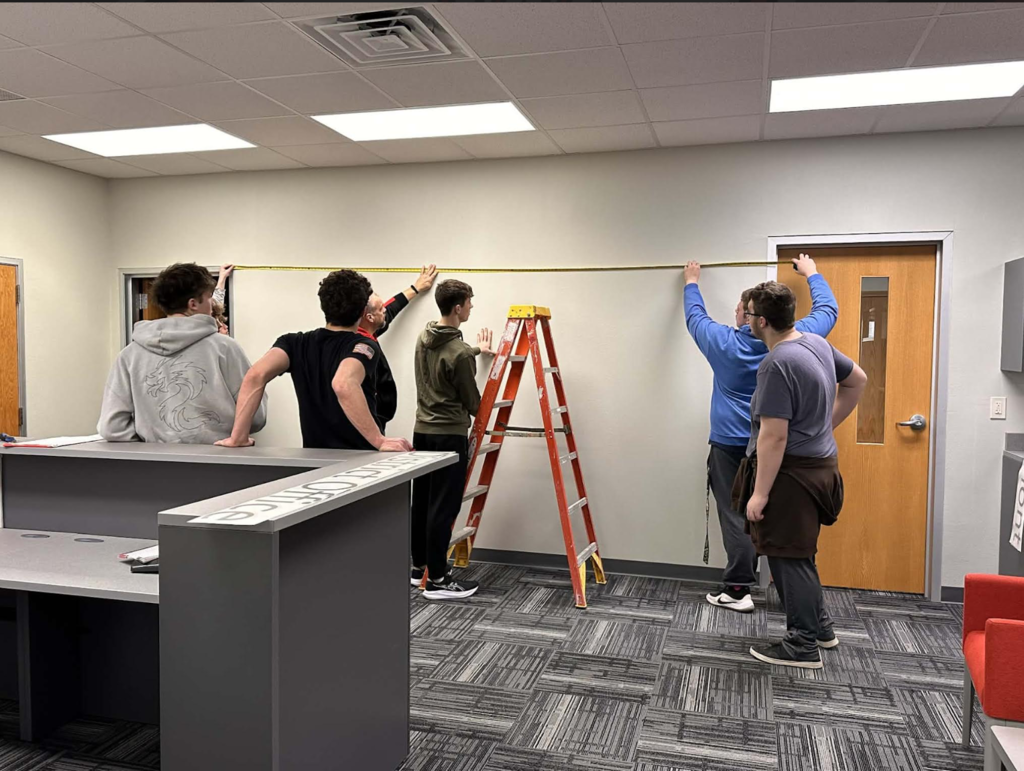 Wega Manufacturing Class Measuring to Find The Placement of Their Piece 