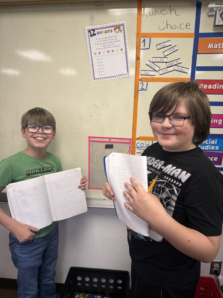 Students working hard to solve the math problems