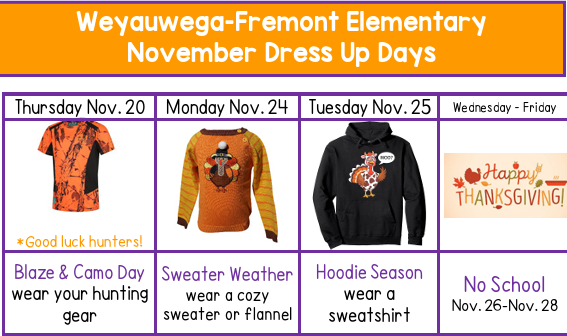 Dress up days