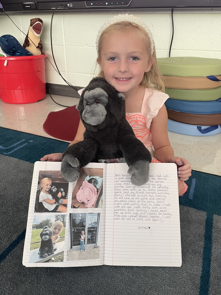 Student with stuffed animal
