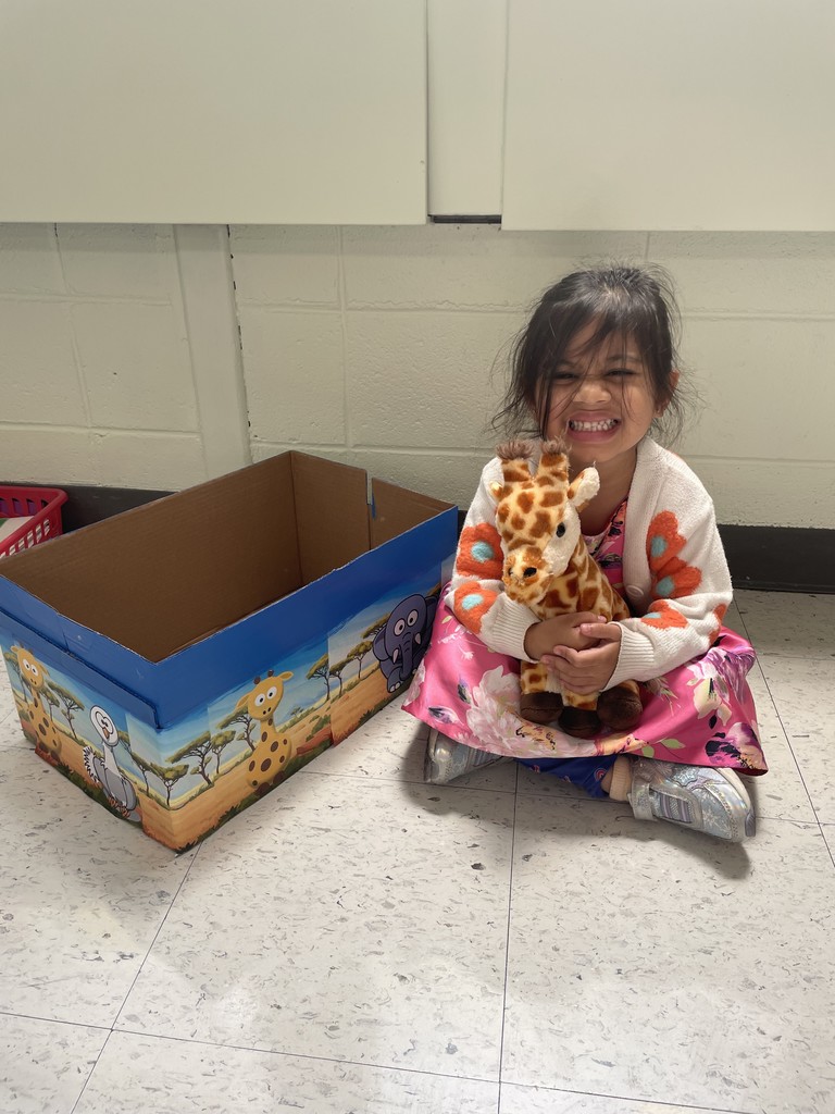 Student with stuffed animal
