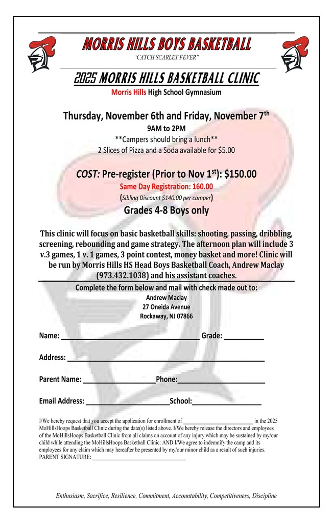 Morris Hills Basketball Clinic (connie approved)