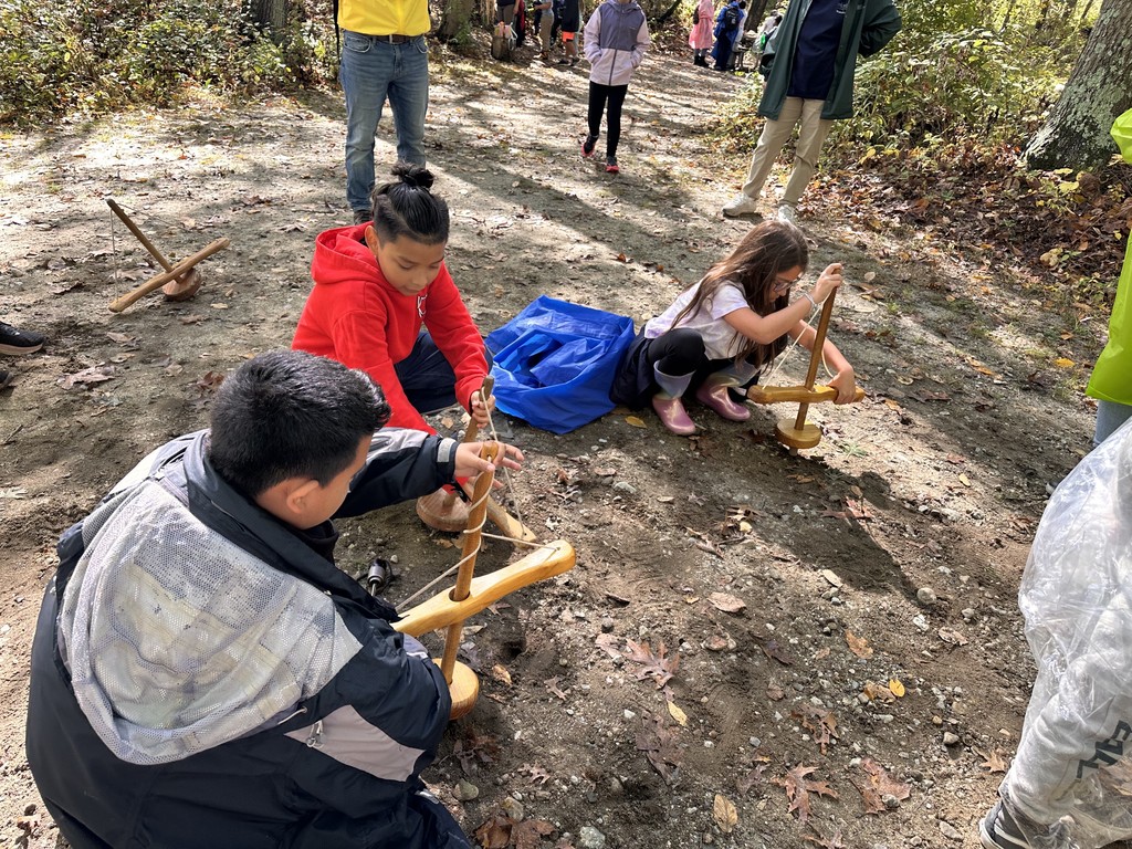 students on ground sitting
