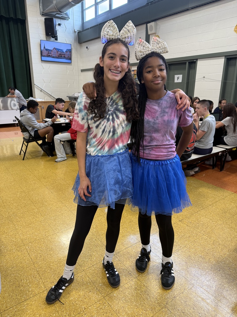 Blue skirts and bows