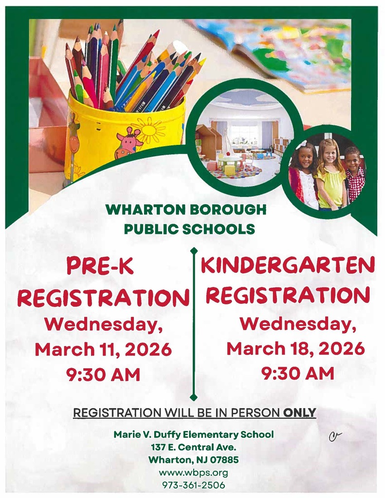 School registration flyer