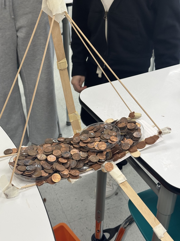 students building bridge