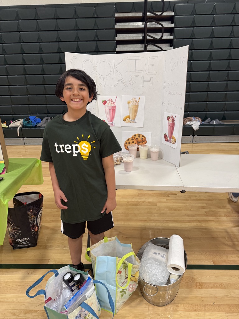 students selling items