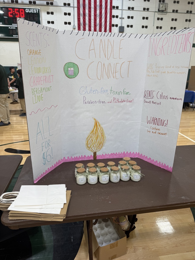 students selling items