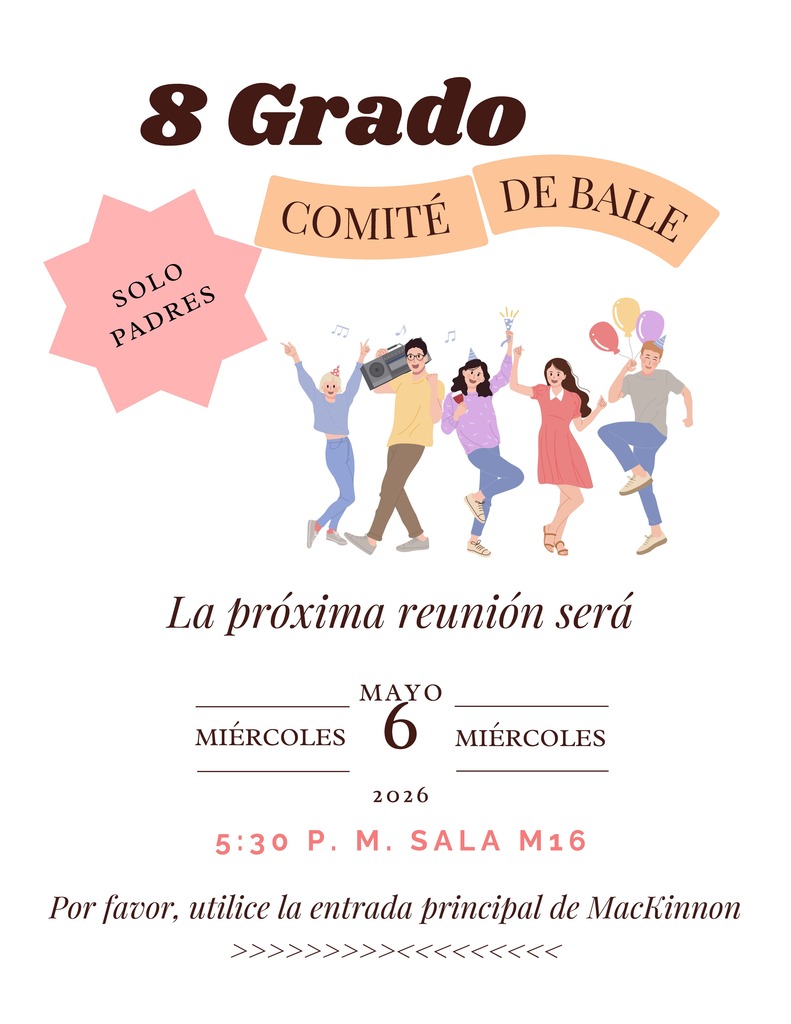 8th grade parent dance meeting