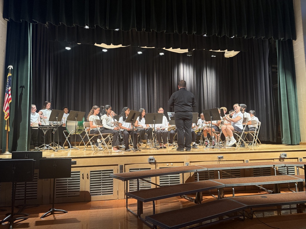 students on the stage