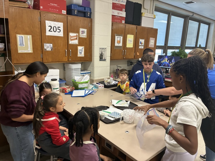 students at table 