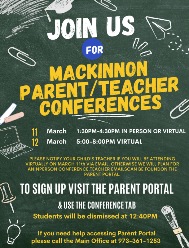 Join us for mackinnon parent teacher conferences!