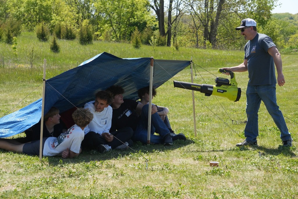 Mr. McMillin runs shelter building