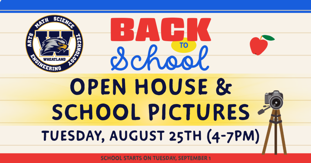 Open House on Tuesday, August 25th