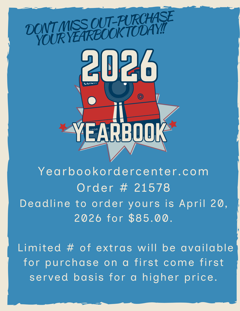 2026 Yearbook Order info