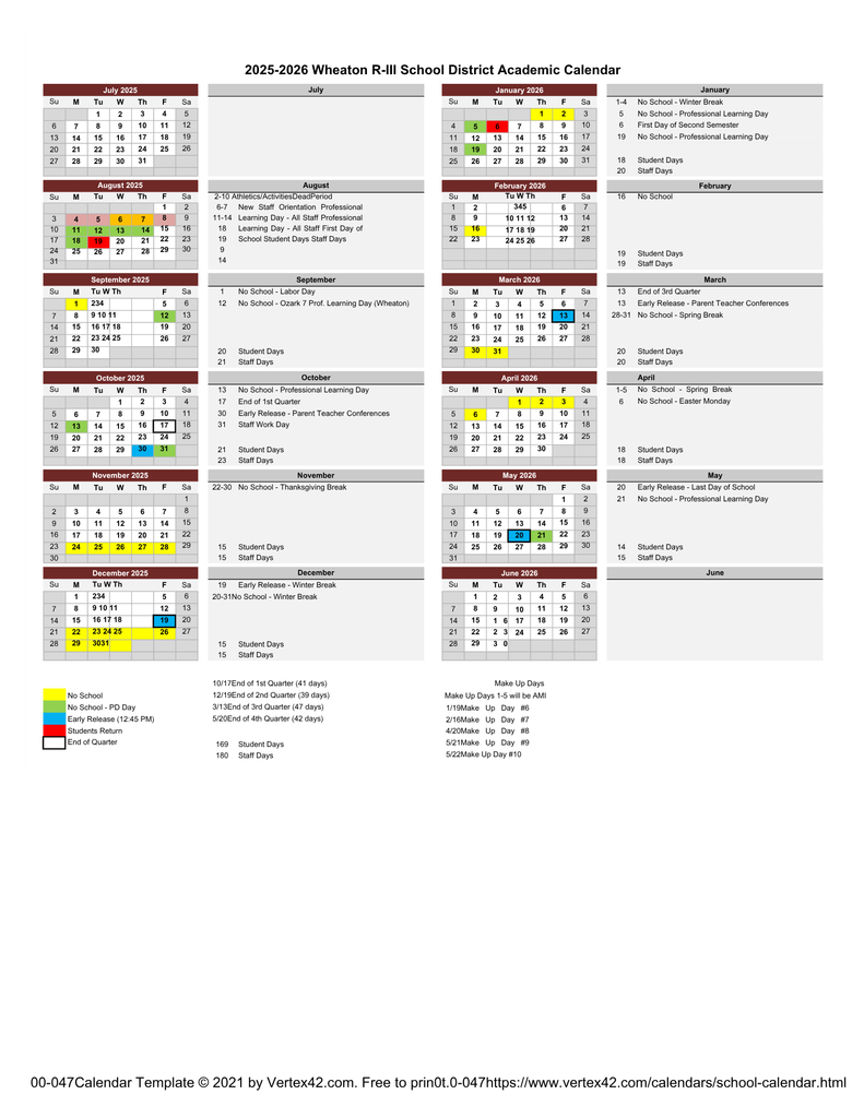 Back to school information