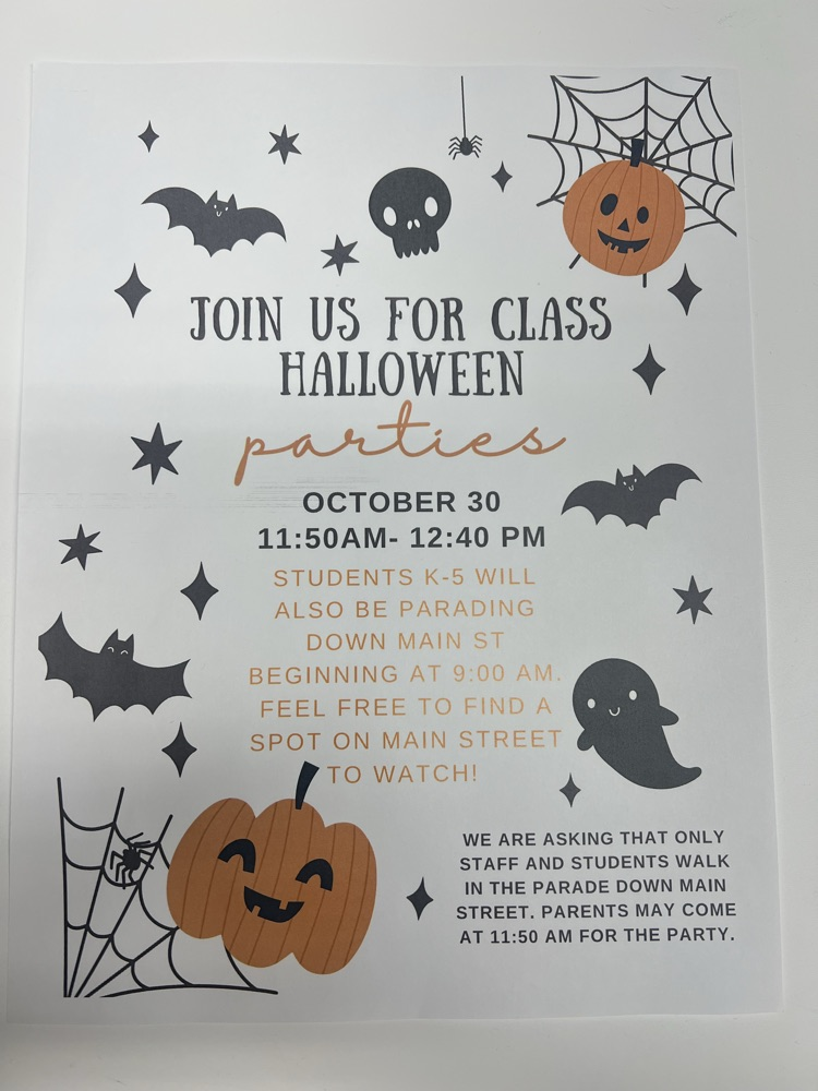 parade and party reminder 