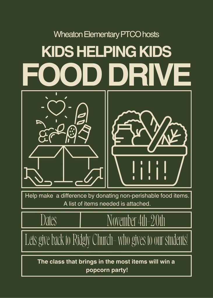 Kids Helping Kids Food Drive