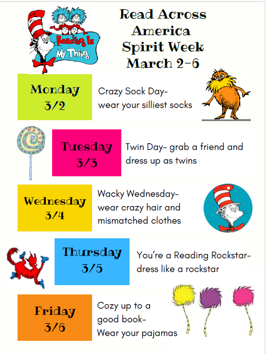 Dress up days for ROA week