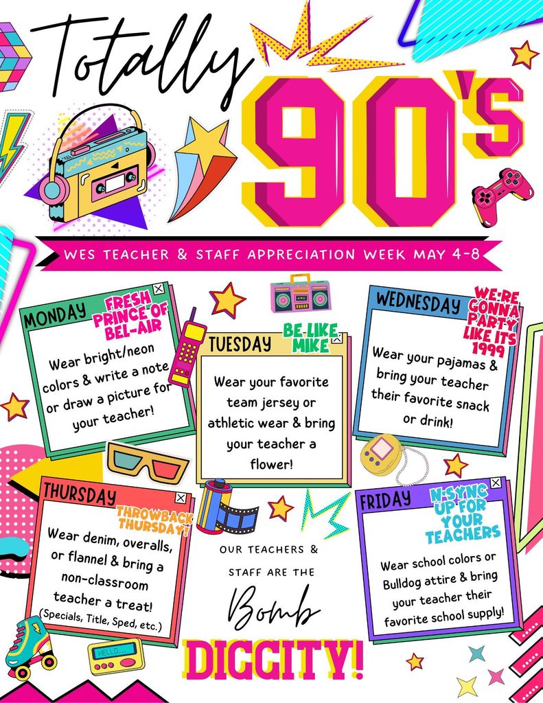 Teacher Appreciation Spirit Week