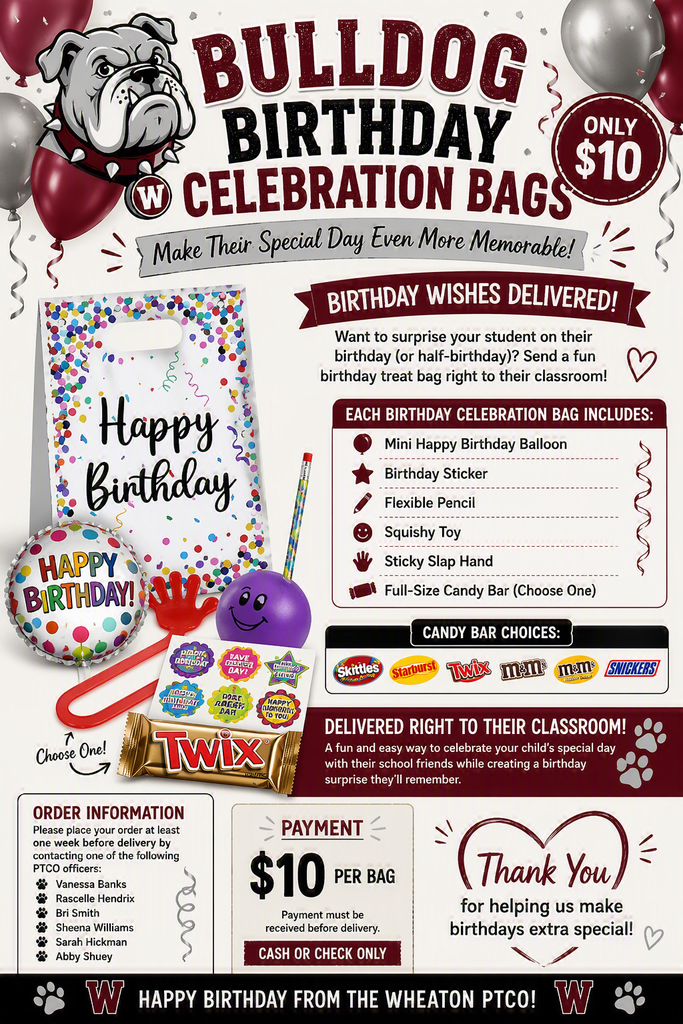 Birthday bags