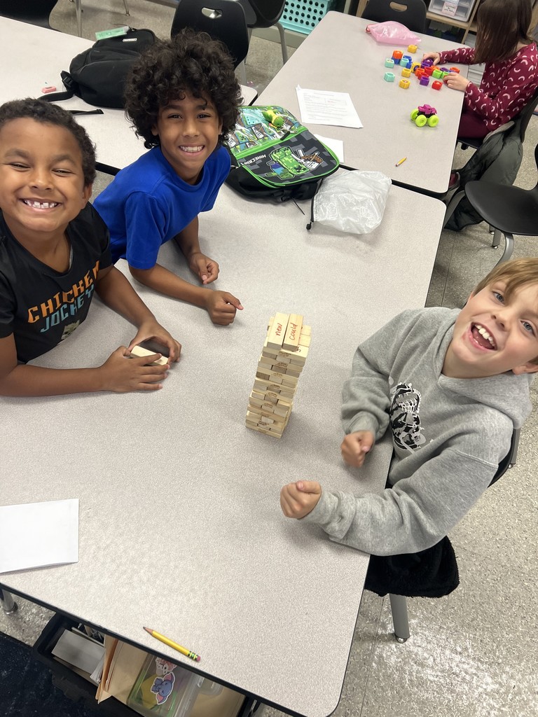 📚🐻 Bear Necessities After-School Fun!  Our 2nd Grade Academic Group had an amazing afternoon after finishing their homework! Students practiced reading and teamwork with an exciting game of Sight-Word Jenga, cheering each other on as the tower grew taller. They also worked hard on CVC word spelling, showing great focus and determination. 🌟  We love watching our Bears learn, laugh, and grow together each day! ❤️ #BearNecessities #WCCBears #LearningIsFun #BuildingSkills