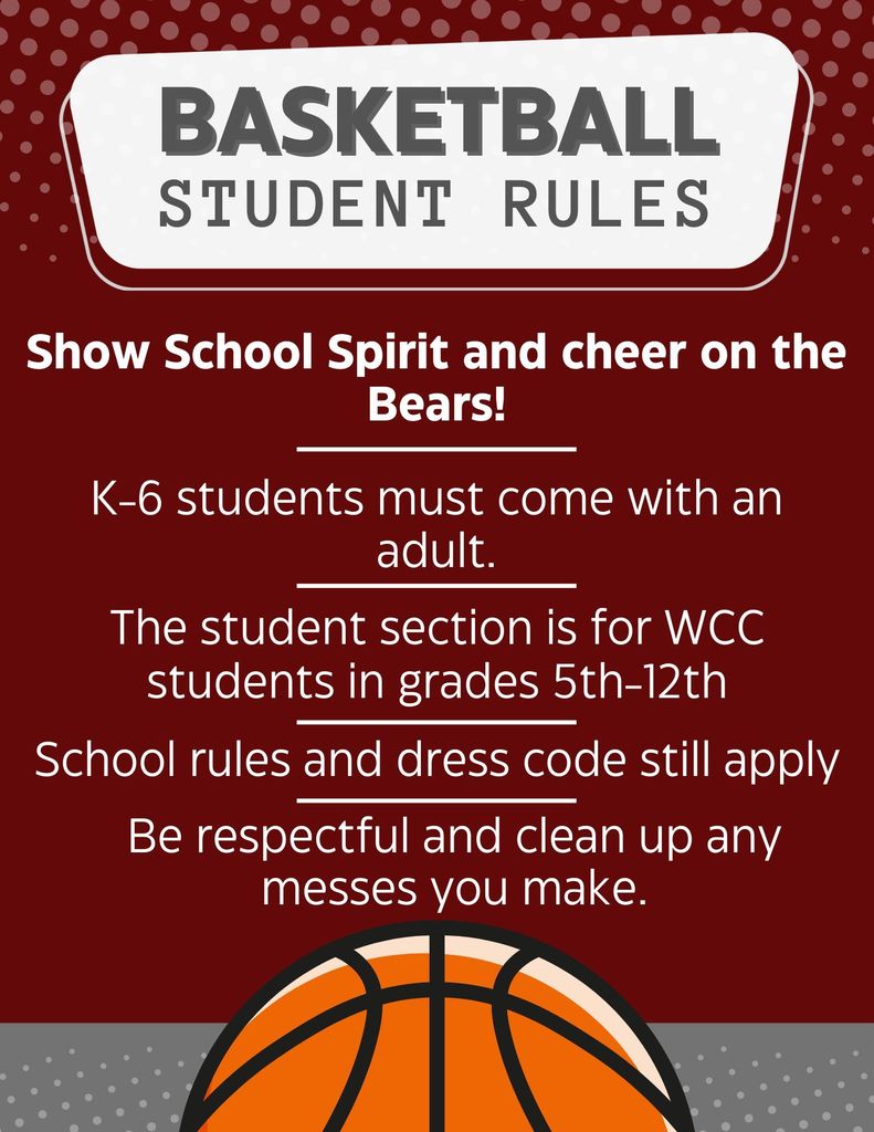 Student Section rules