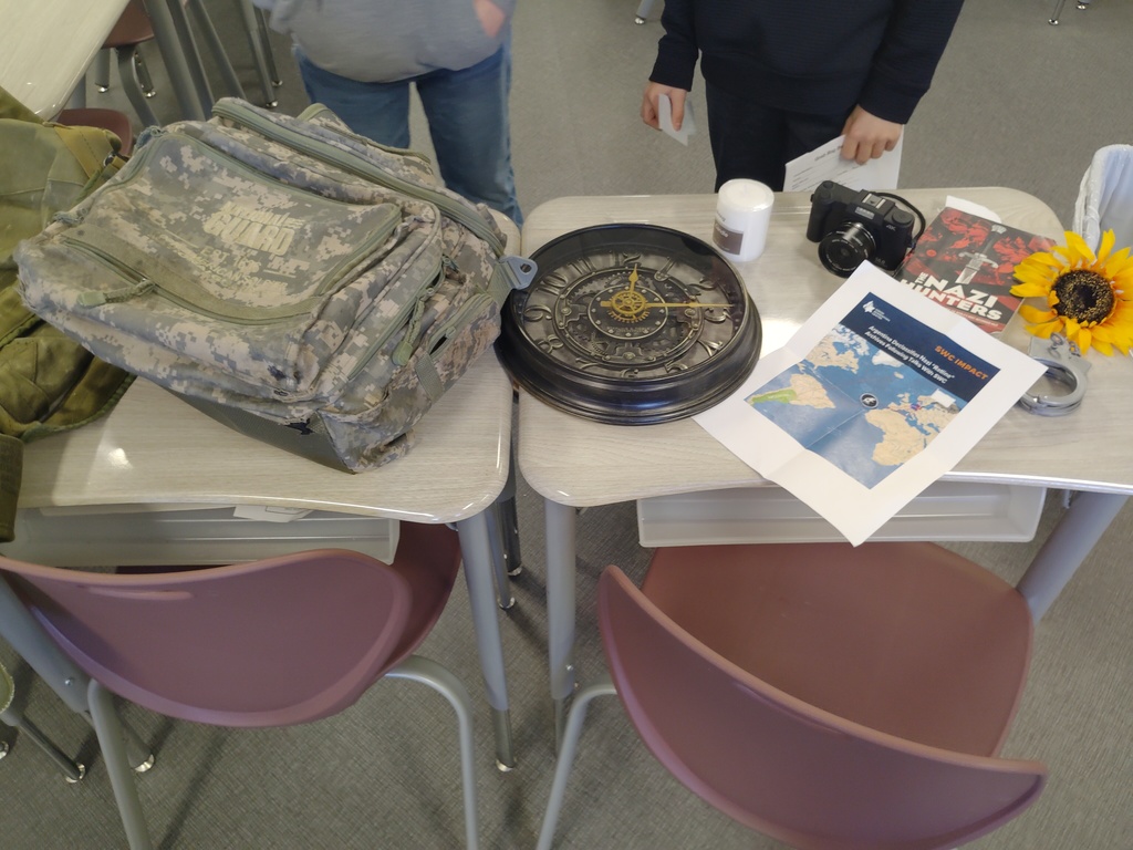 WCC Where Literacy Meets Life 📚✨ Grab Bag Book Talks: Resilience in Action ✨📚 In our latest Unit 3 literature circle project, students dove deep into the theme of Resilience through a powerful selection of books centered around the Holocaust. Working in small groups, students read and explored their chosen texts—then brought them to life in a whole new way.  💡 The Challenge? Each group was tasked with presenting a Grab Bag Book Talk, choosing symbolic objects to represent major ideas, themes, characters, or turning points in their book. This encouraged deep text-to-text and text-to-world connections while pushing students to think metaphorically and present creatively.  👜 Some of the most powerful examples included:  A barbed wire strand to represent the brutal setting of a concentration camp  A broken mirror as a metaphor for shattered identity  A cracked compass symbolizing a character's lost sense of direction and faith  Our students blew us away with their insightful interpretations and creative presentations. Their ability to extract meaning, make connections, and present with passion reminds us once again how brightly our Bears shine—especially when given the chance to engage with literature in meaningful, hands-on ways.  We are so proud of their hearts, minds, and voices. 📖💬💛 #WCCBears #BookTalkMagic #ResilientReaders