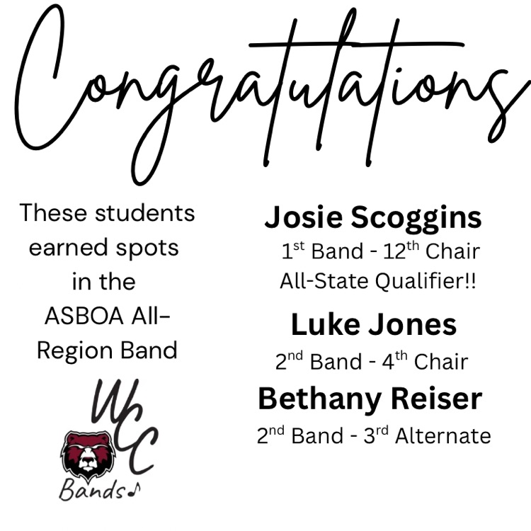 congrats to Josie, Luke, and Bethany