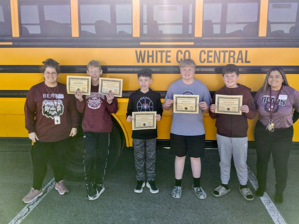 📚🐝 White County Central Middle School Shines at Regional Spelling Bee! 🐝📚  We are so proud of our amazing students who represented WCC at the White County Regional Spelling Bee! Each participant did a fantastic job showcasing their spelling skills and representing our school with pride and determination.  🎉 A special congratulations to 8th grader Marty Johnson, who placed in the top ten out of all competitors — way to go, Marty!  Thank you to all the students, teachers, and families who supported this event. WCC Bears continue to shine both inside and outside the classroom! 🐾✨  #WCCBears #SpellingBeeStars #WhiteCountyProud #MiddleSchoolMatters