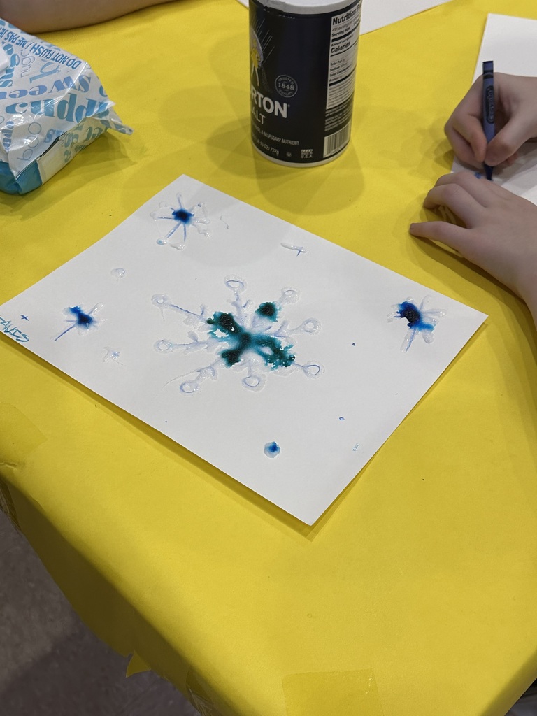 ❄️🐻 WCC Bear Necessities – Snow Exploration Theme Day! 🐻❄️ On January 29, our Bears enjoyed FIVE exciting rotations inspired by The Story of Snow: The Science of Winter’s Wonder ❄️ Literacy: Snowball sentence building, parts of speech sorting, and winter writing ➕ Math: Snowflake symmetry, geoboards, and snowman math 🧪 Science: “Snowstorm in a Jar” exploring winter weather and states of matter 🎨 Art: Snowflake salt paintings with glue, salt, and watercolor Hands-on, standards-aligned, and full of fun — even without real Arkansas snow! ❤️🖤 #WCCBears #BearNecessities #AfterSchoolAdventures #SnowExploration ❄️🐾