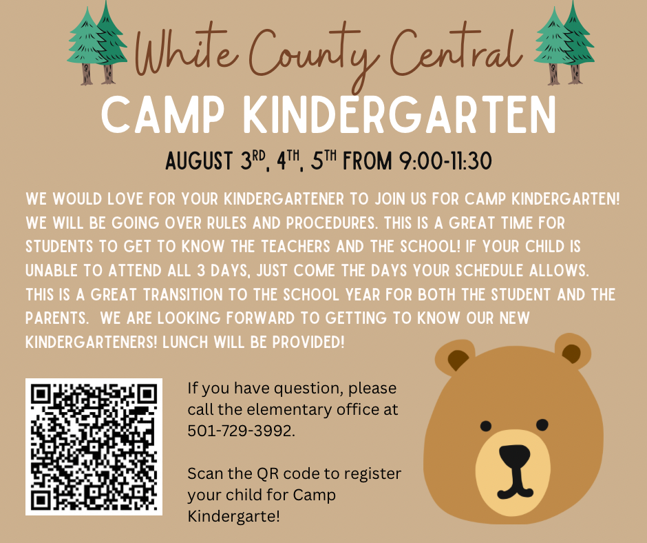 Kindergarten Camp - English