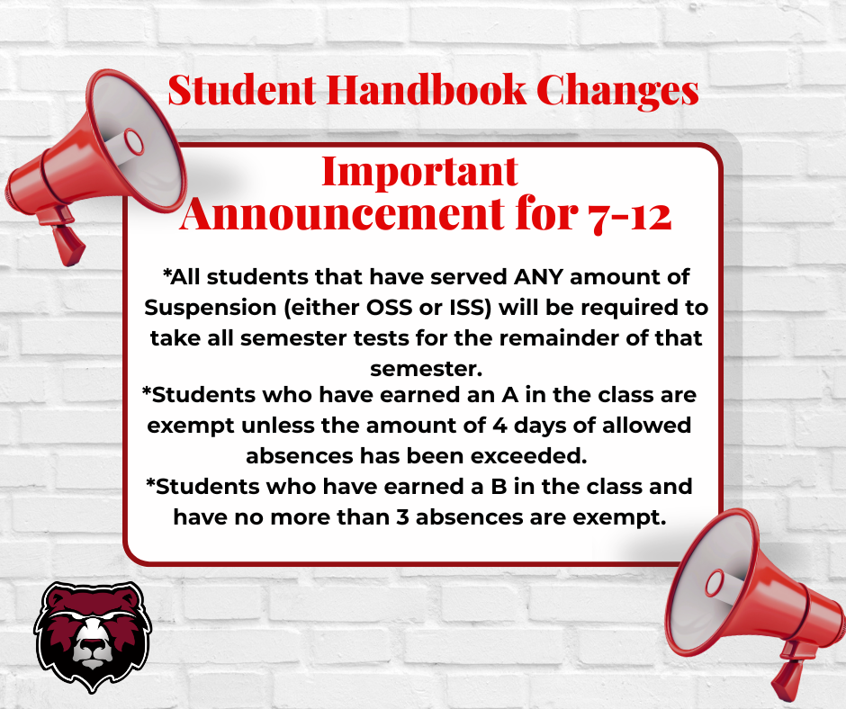 Handbook Updates