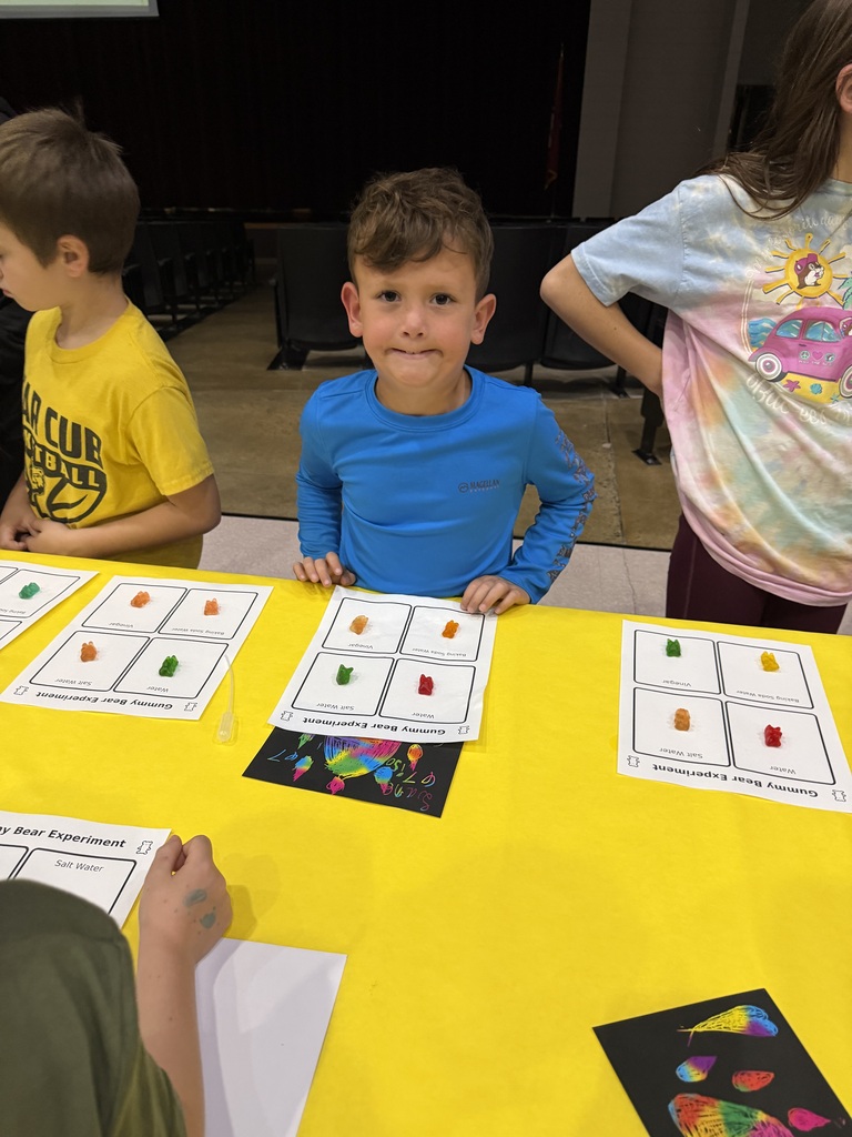 🐻❤️ The Bears Are Learning All About BEARS! ❤️🐻 Our Bear Necessities September Theme Day celebrated our WCC Bears while connecting hands-on fun with meaningful learning! 📐 Math + Bear Origami Students used shapes, symmetry, spatial reasoning, sequencing, and problem-solving to create origami bears. 📚 Literacy + Literary Devices Bear-themed literacy activities helped students explore literary devices, vocabulary, comprehension, and creative thinking. 🧪 Science + Gummy Bear Investigations Our young scientists predicted, observed, and compared how different liquids changed gummy bears, putting the scientific process into action. 🎨 Art + Bear Scratch Art Students expressed their creativity through bear scratch art, incorporating color, patterns, fine-motor skills, and individual artistic expression. At Bear Necessities, we love creating opportunities for students to learn by doing. Theme Days bring academics to life through exploration, creativity, collaboration, and FUN! 🐻 Learning. Creating. Exploring. Growing. That’s Bear Necessities! ❤️ #BearNecessities #WCCBears #HandsOnLearning #LearningIsFun #STEM #Literacy #CreativeLearning #AfterSchoolLearning