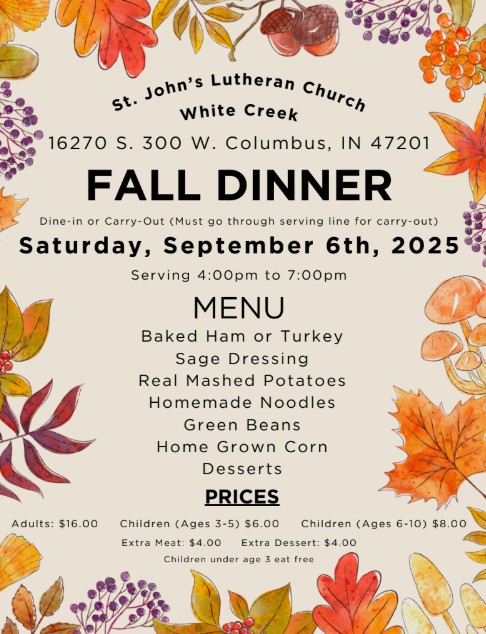 fall dinner