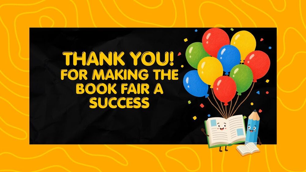 Thank you for making the Book Fair a success!
