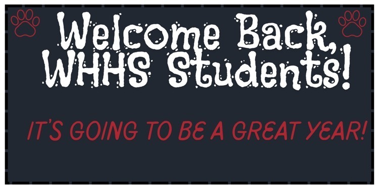 welcome back, students!