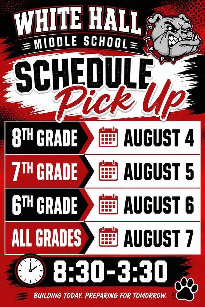 WHMS Schedule Pick Up