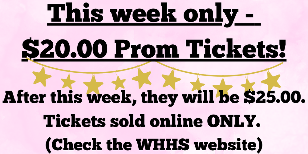 Prom Presale Tickets
