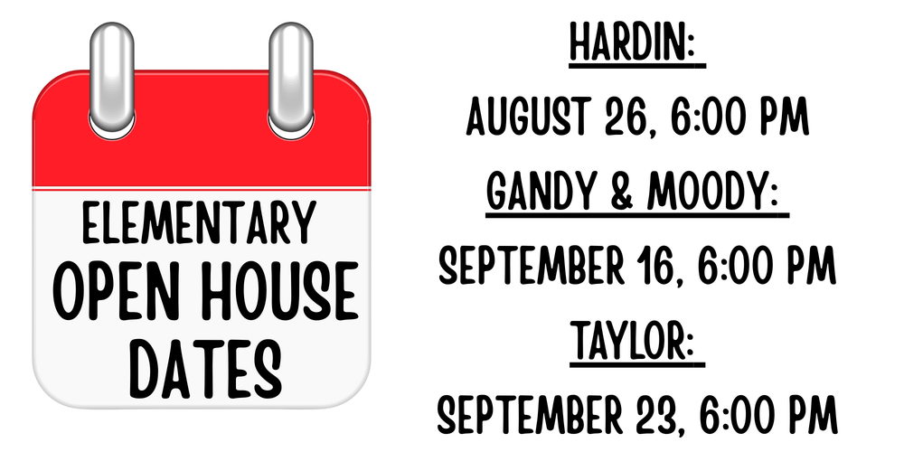 Open House Dates
