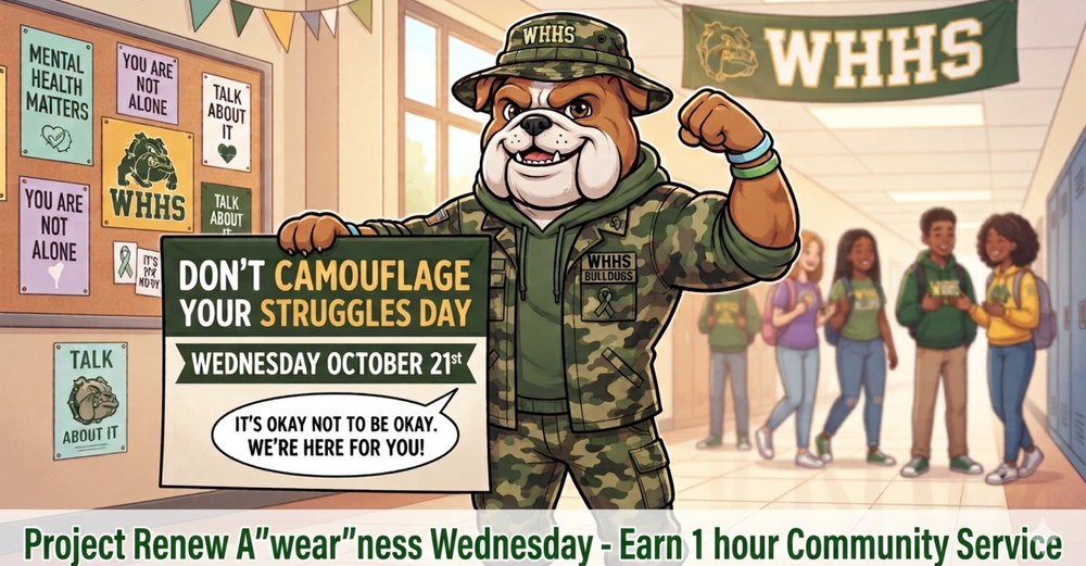 A"wear"ness Wednesday, 10/21 - Wear Camouflage!