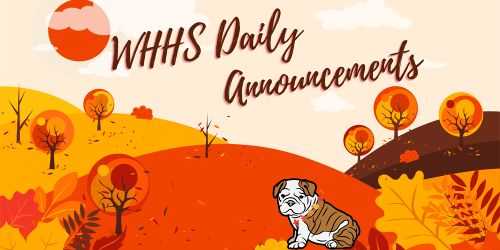 Daily Announcements